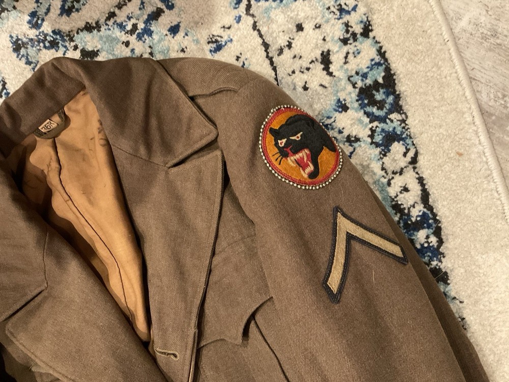 ORIGINAL WWII US 66TH DIVISION IKE JACKET UNIFORM