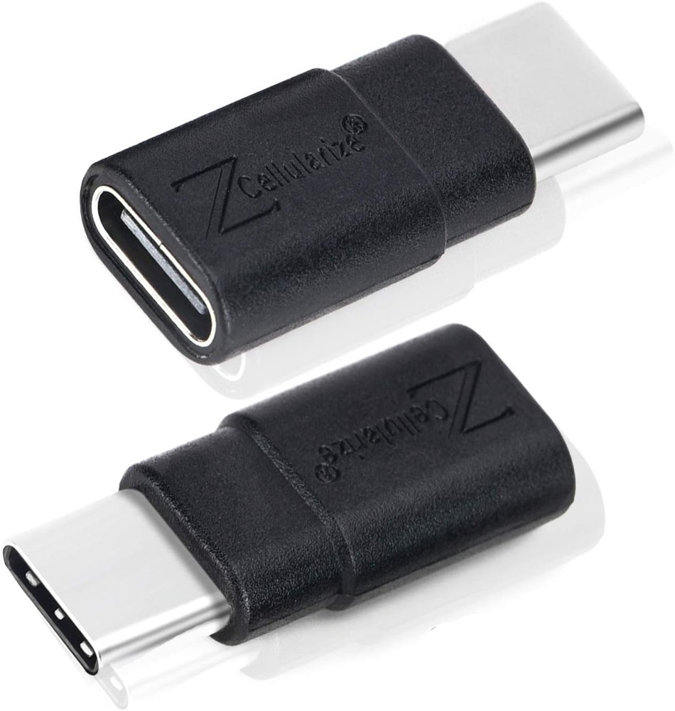 Cellularize Usb C Extender Adapter Straight (2 Pack) 40Gbps 240W Cable