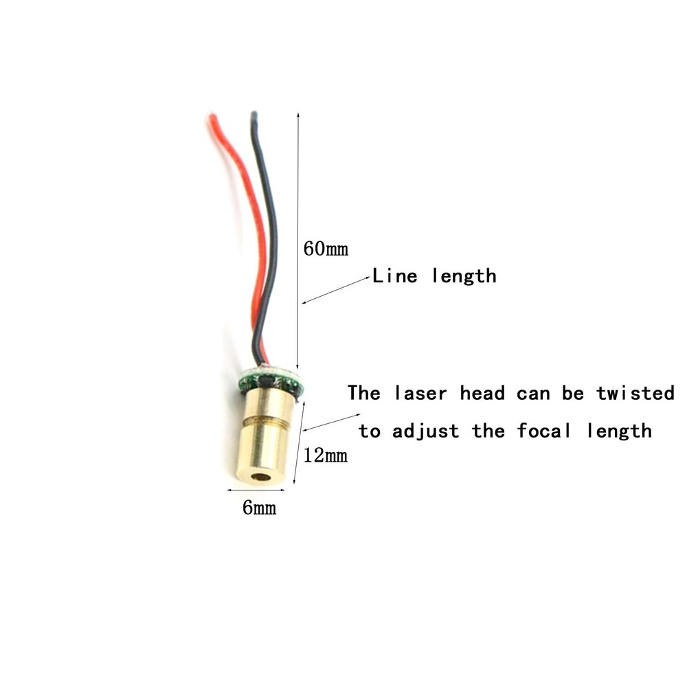 Module industrial laser group module adjustable focal length 6 mmpoint-4pack