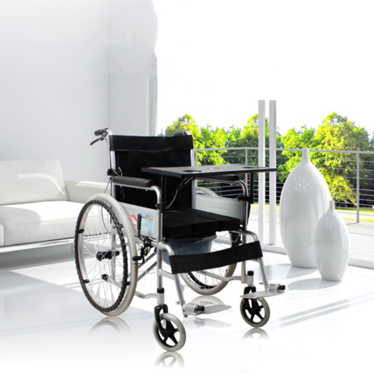 Wheelchair Table Tray and Cup Holders Durable Removable for Easting Reading