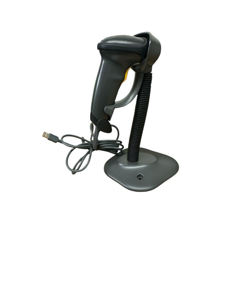 Symbol LS2208-SR20007R General Purpose Barcode Scanner Kit with Stand - Gray