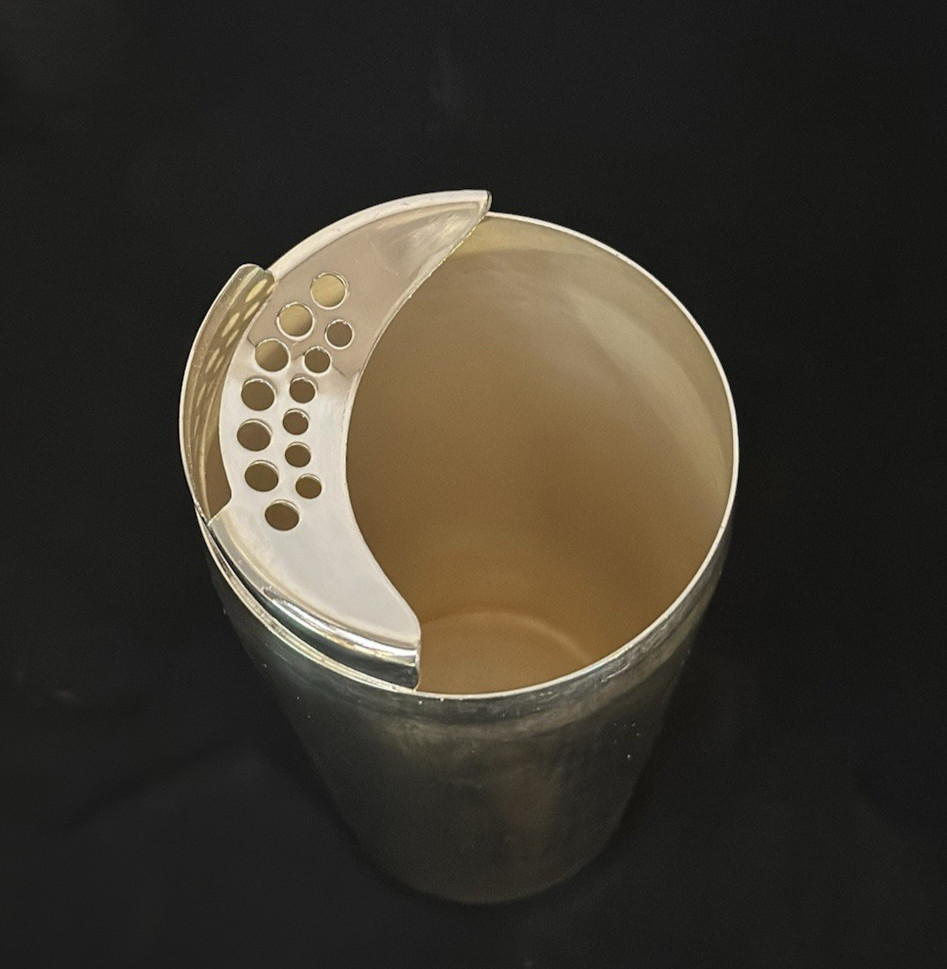 NAPIER SILVER PLATE ROOSTER SINGLE COCKTAIL SHAKER