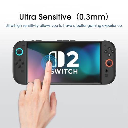Tempered Glass Screen Protector Compatible with Nintendo Switch 2 SWTCH2-7.9"