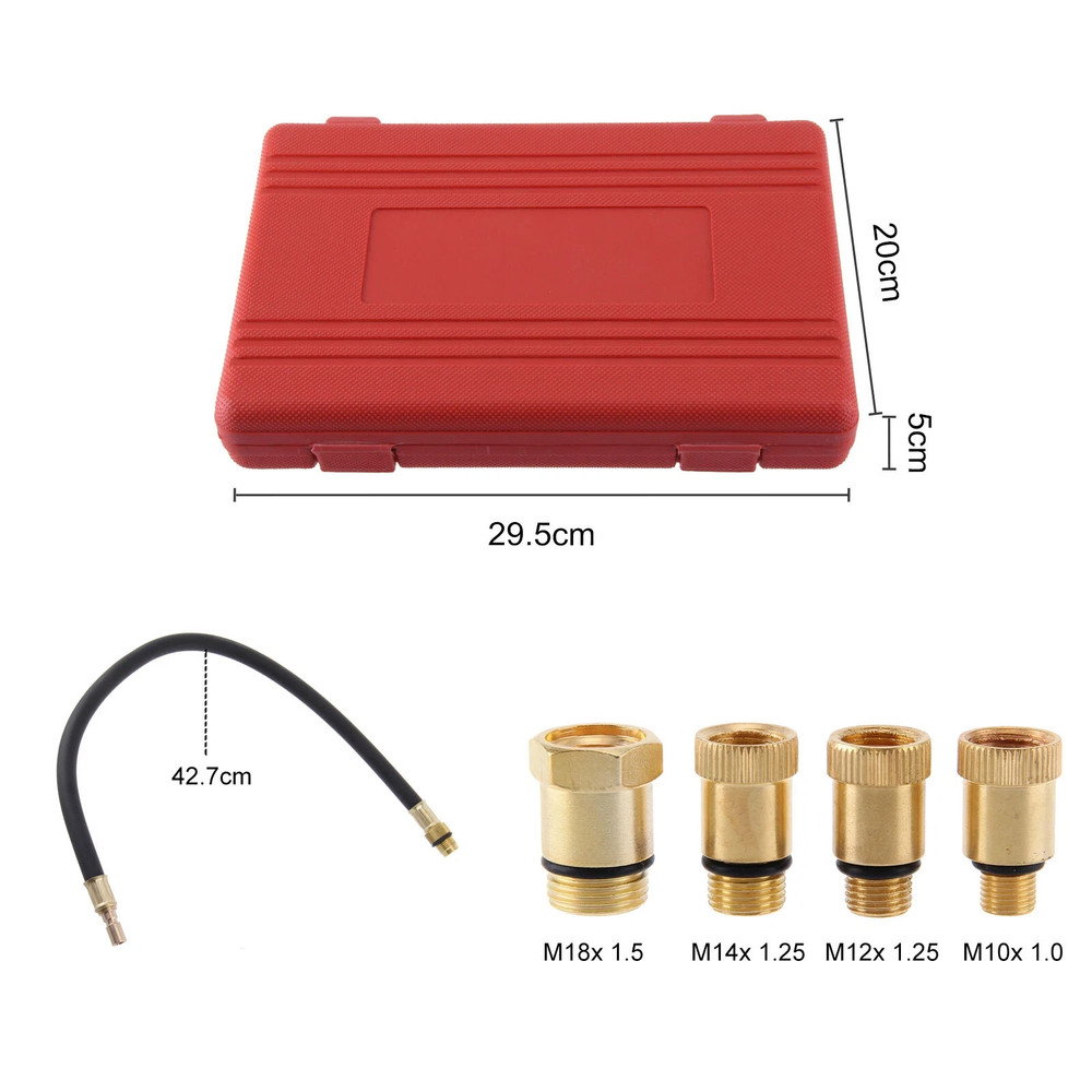 Engine Cylinder Compression Gauge Tester Kit Gas Engine Diagnostic Testing Tool