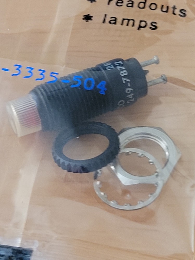 DIALIGHT Panel Indicator Red LED 28V 20MA 249-7872-3335-504