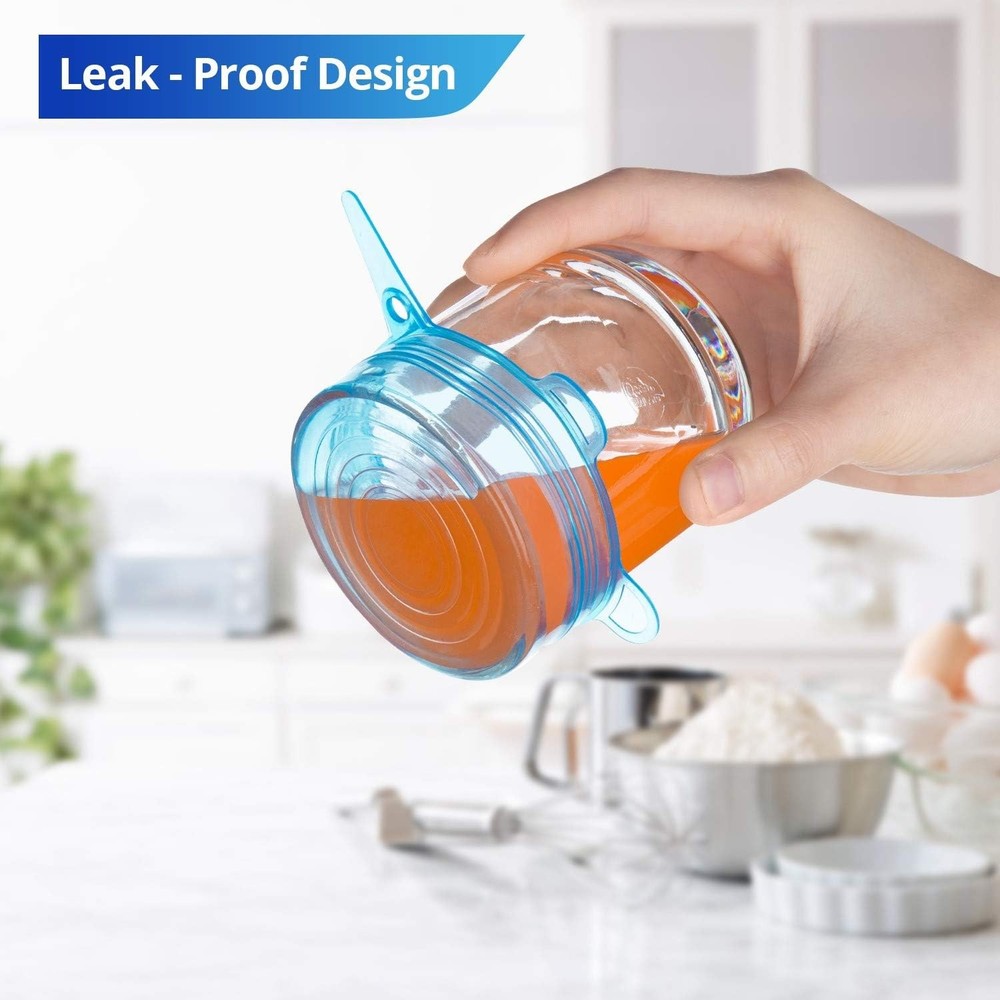 Silicone Stretch Lids Zero Waste Reusable Silicon Container Lid Covers Leftover