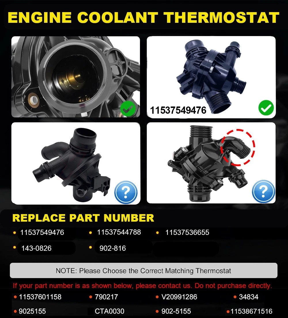 Electric Water Pump W/ Thermostat For BMW 335i 535i 640i 740i X5 X6 11517632426