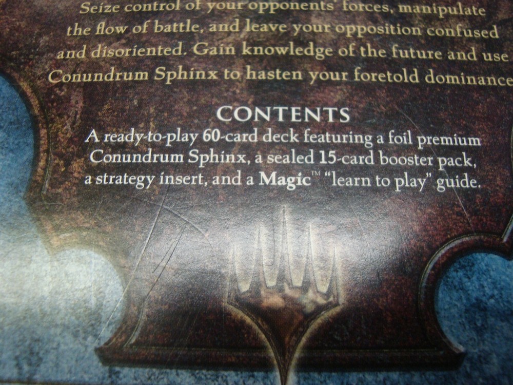 Core Set 2011 Intro Pack Power of Prophecy