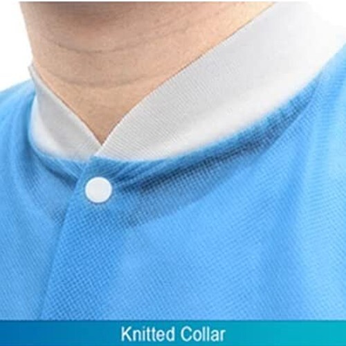 Pack of 30 Disposable Lab Jackets Unisex Hip-Length Lab Coats 45gsm (XL)