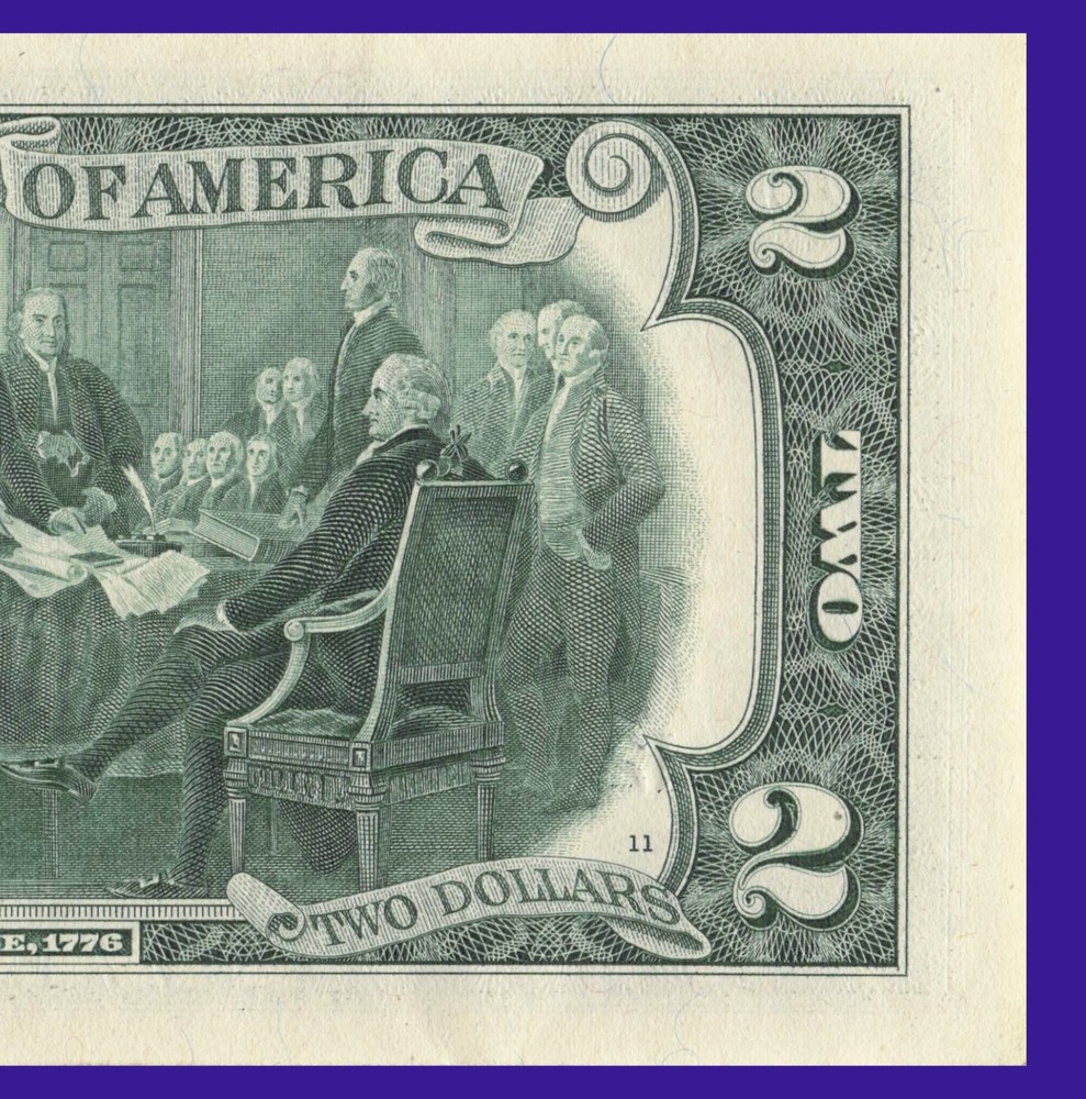 2017A $2 Dollar w/Solid Star & w/partial filled Star Errors L04164349* San Fran