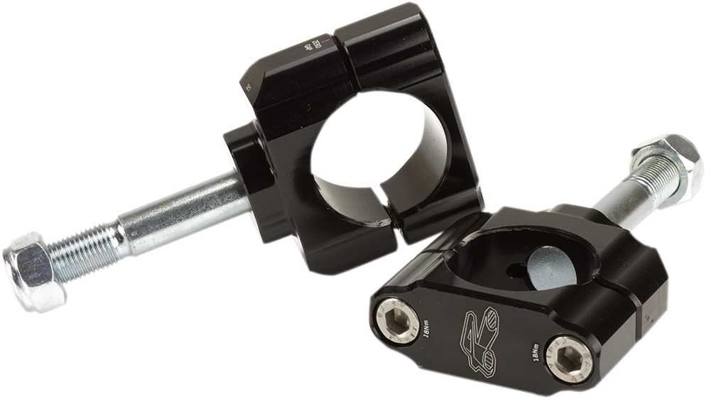 Renthal 36Tech Bar Mount Clamps - 0 offset - CL052