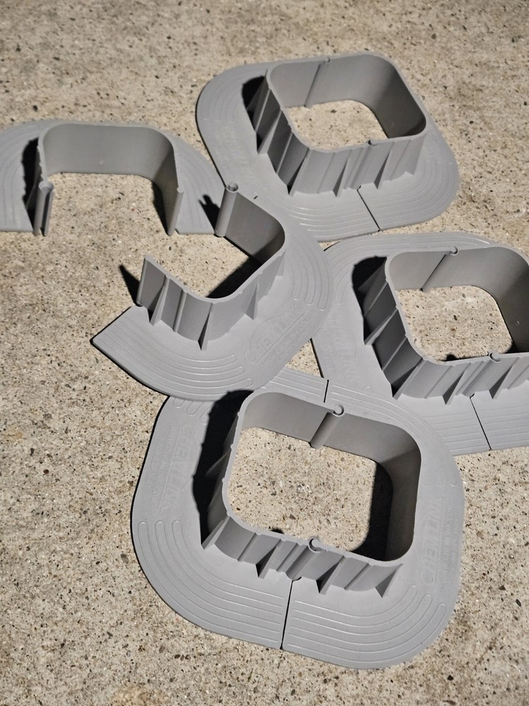 (10) Chemlink Rectangles Only F1363GR 4.5" x 3.5" E-Curb SOLAR Rectangle Forms