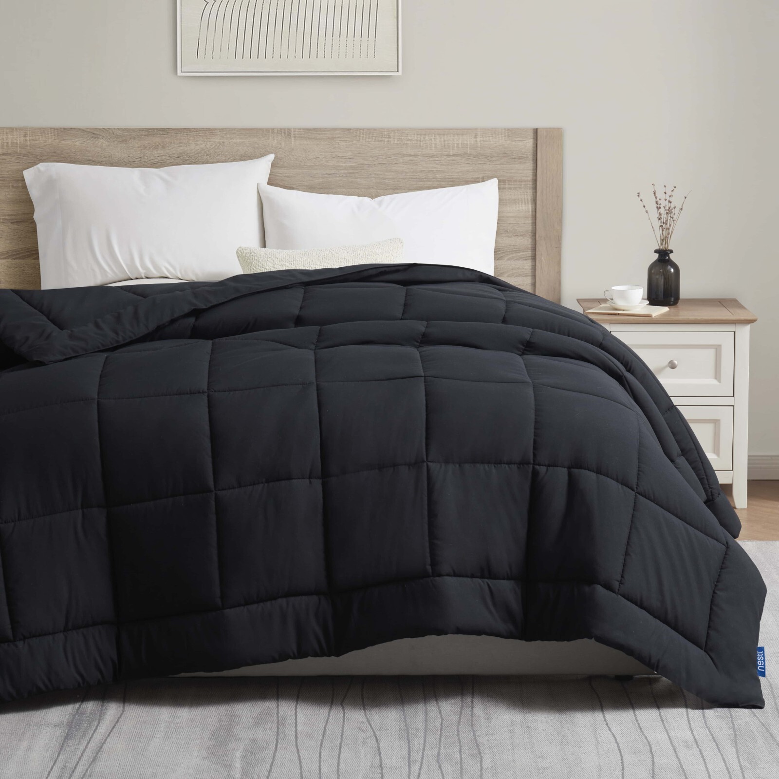 Quilted Down Alternative Comforter, Ultra Soft all season Comforter Duvet Insert