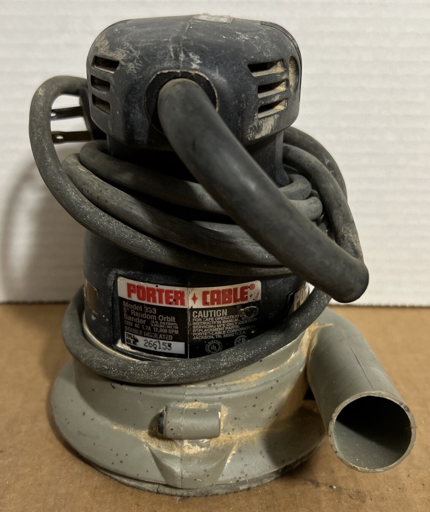 Porter Cable Quicksand Random Action Orbital Sander MODEL 333 Variable 5"