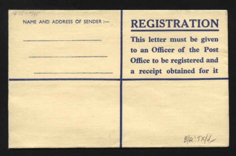 CYPRUS QUEEN ELIZABETH REGISTERED ENVELOPE-SCARCE!