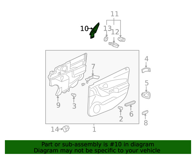 Genuine GM Upper Trim 21993423