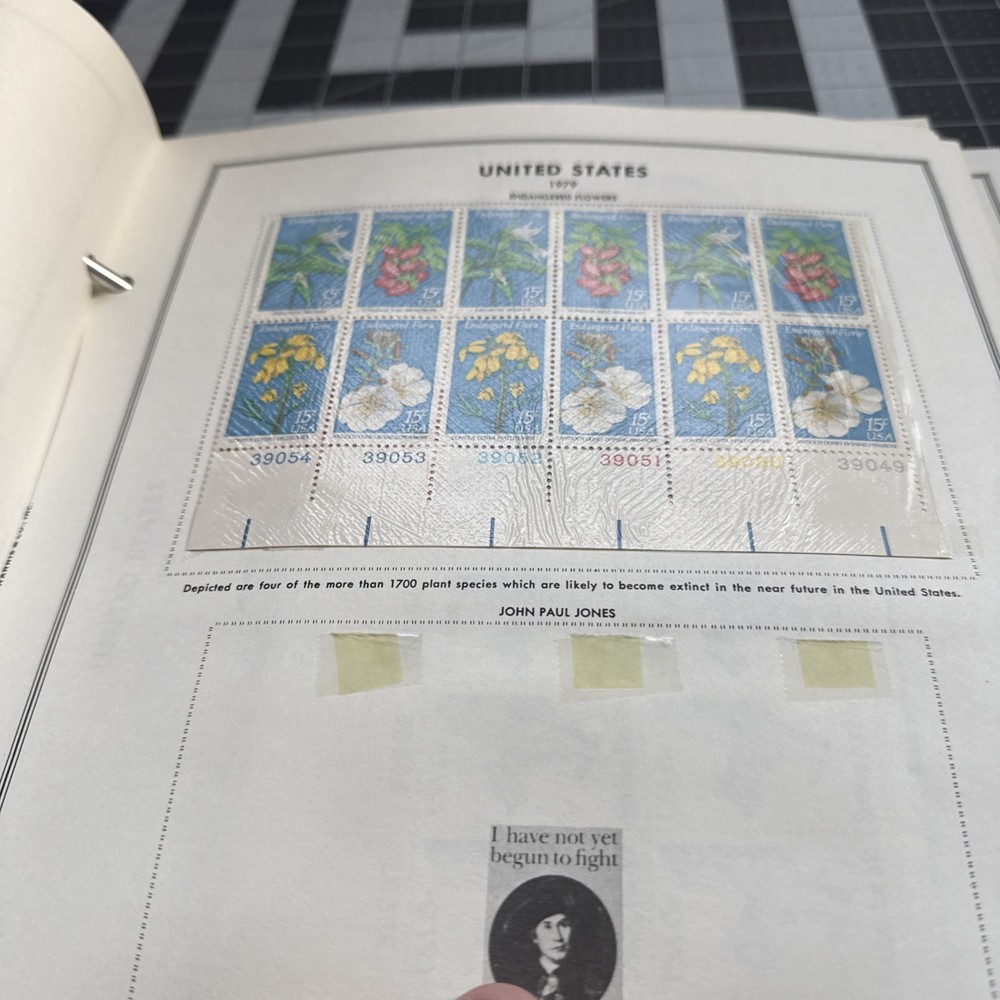 Harris Liberty US Plate Block Album