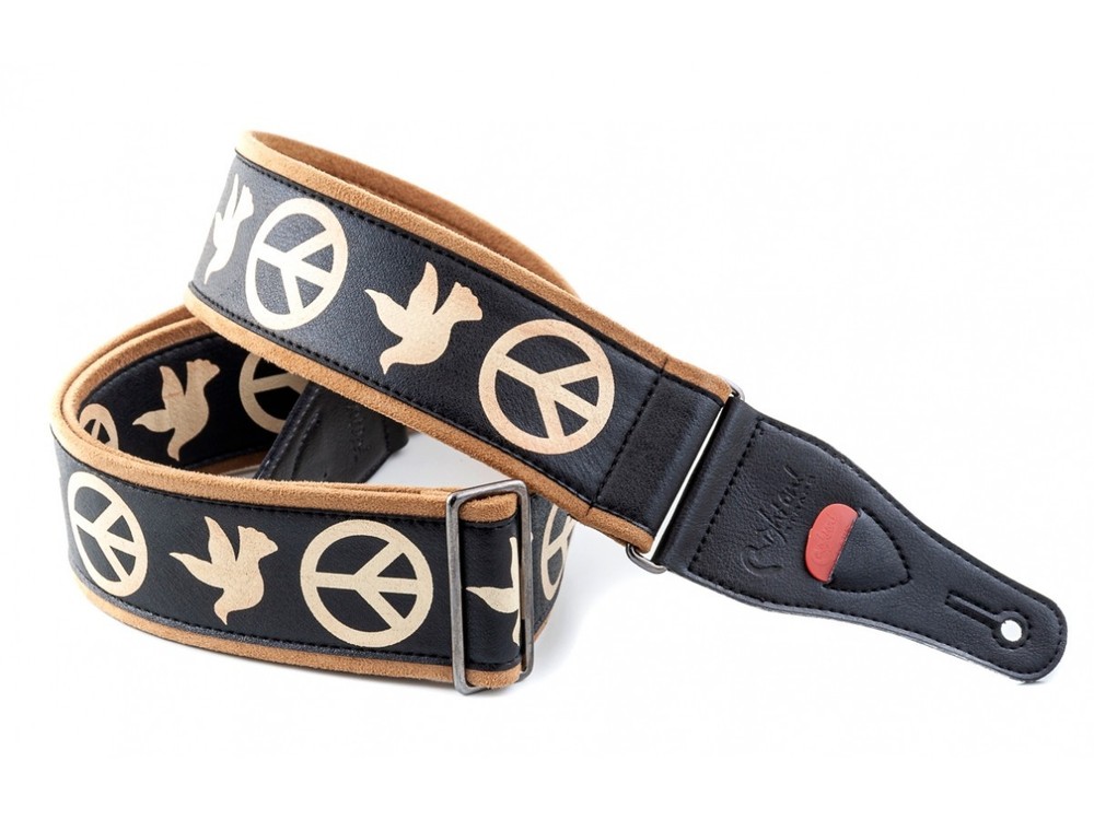 RightOn! Legend Peace Doves Guitar Strap