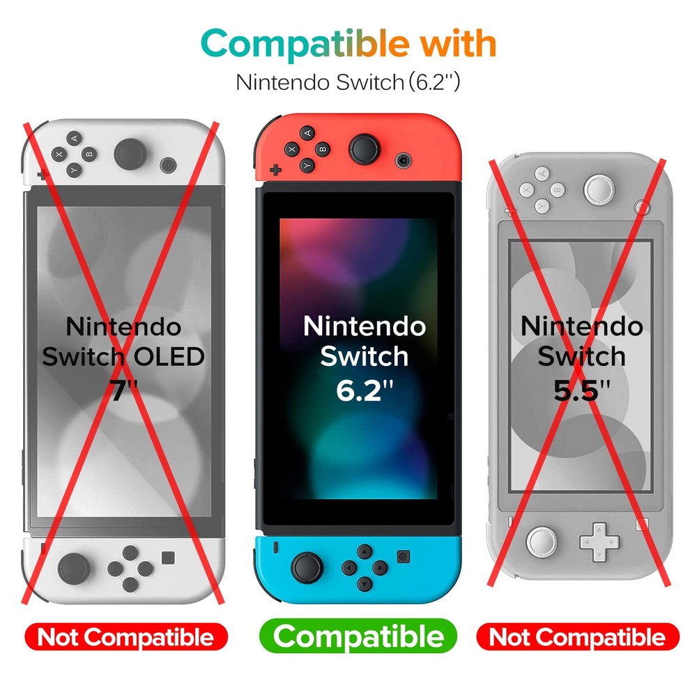 ivoler [3 Pack] Screen Protector Tempered Glass for 6.2'', Transparent