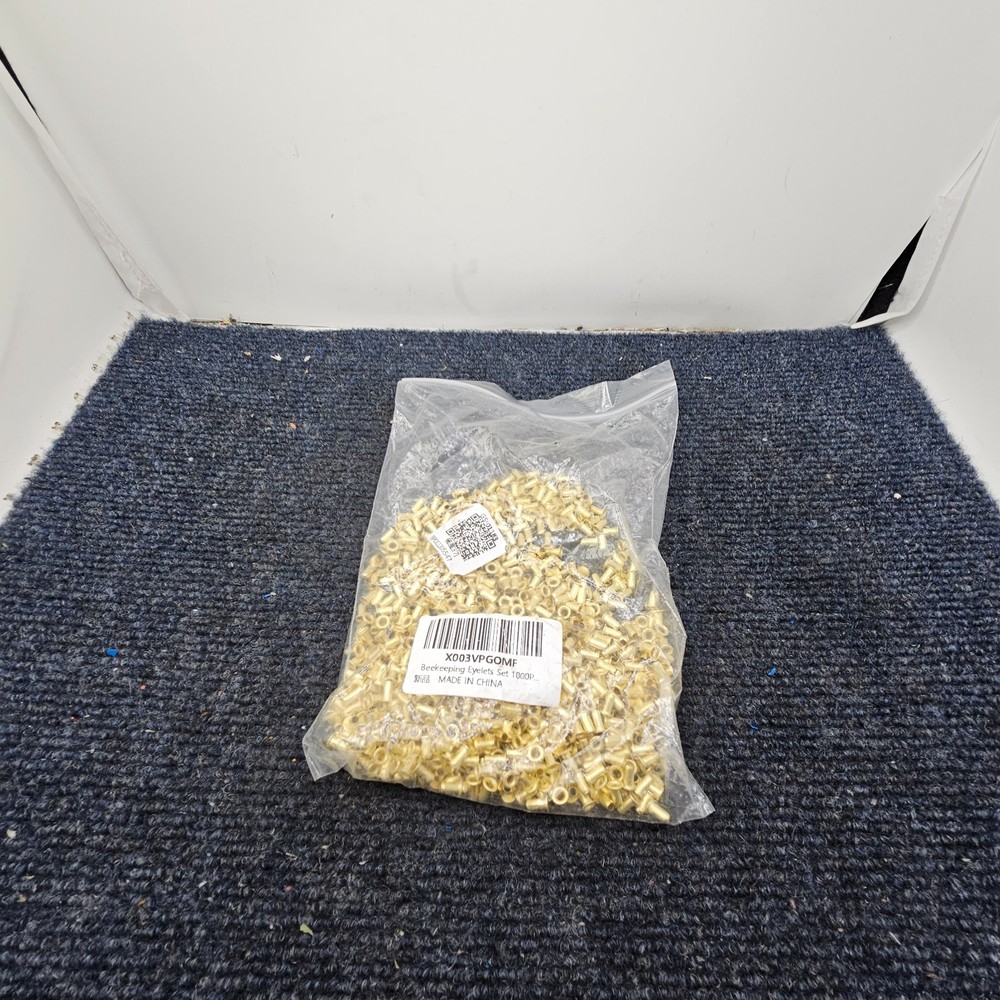 (1000 PIECES) Beekeeping Eyelets, Brass End Threading Hole For Bee Frames