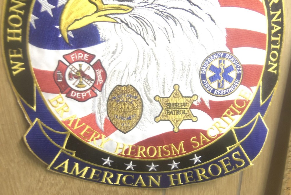 American Heroes – Emergency Services – Embroidered Back Patch