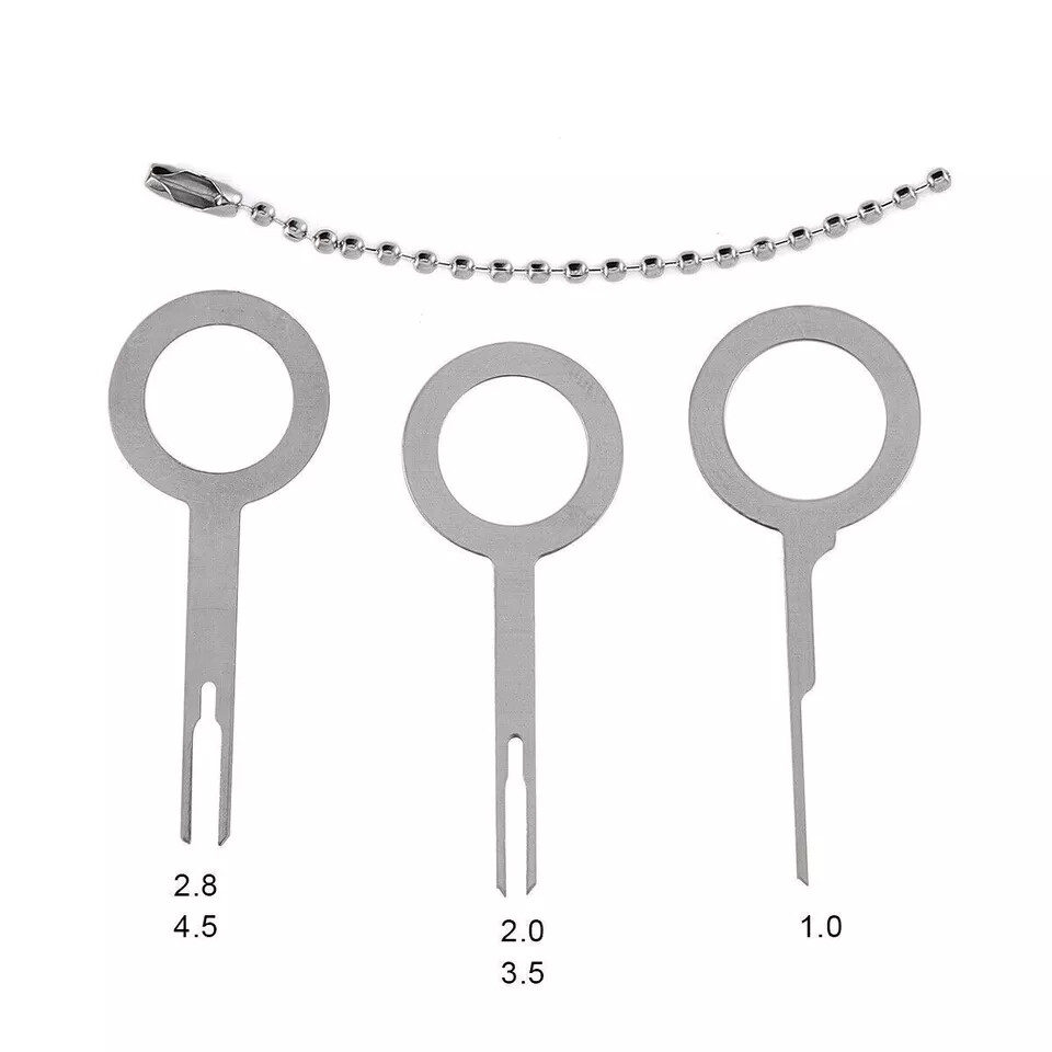 100pc Pin Ejector Wire Kit Extractor Connector Puller Car Terminal Removal Tool