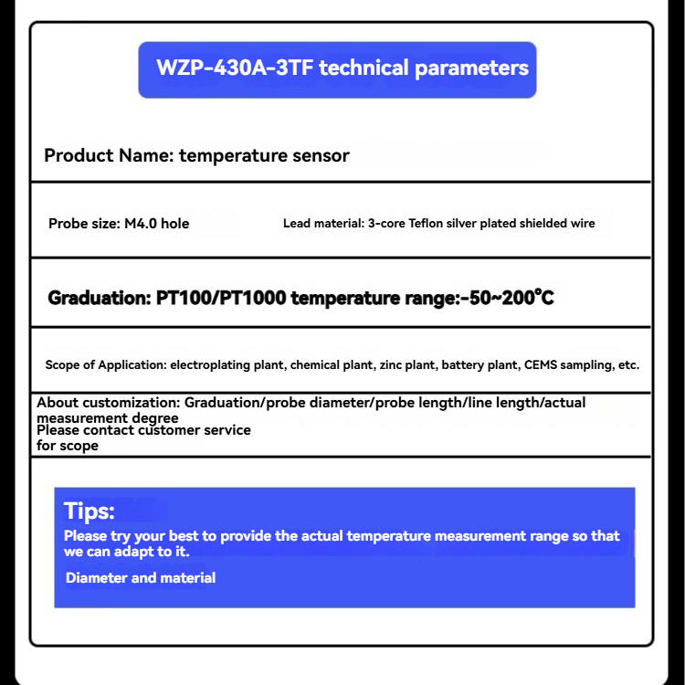 Pt100/PT1000 SMD Temperature Sensor Temperature Probe Thermocouple Surface End