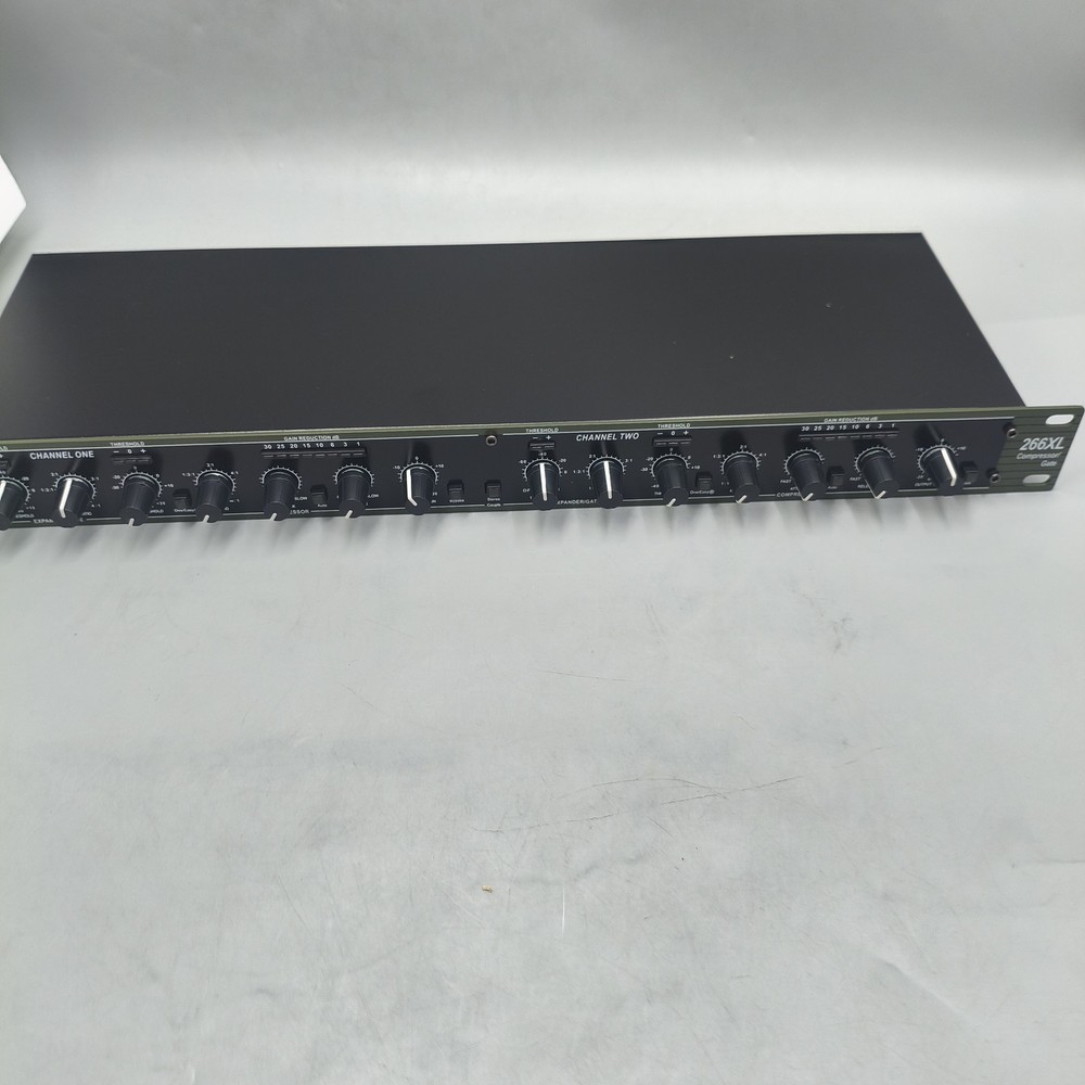 DBX 266xs Dual Channel Compressor Gate Dynamics Processor w/ Side Chain Insert