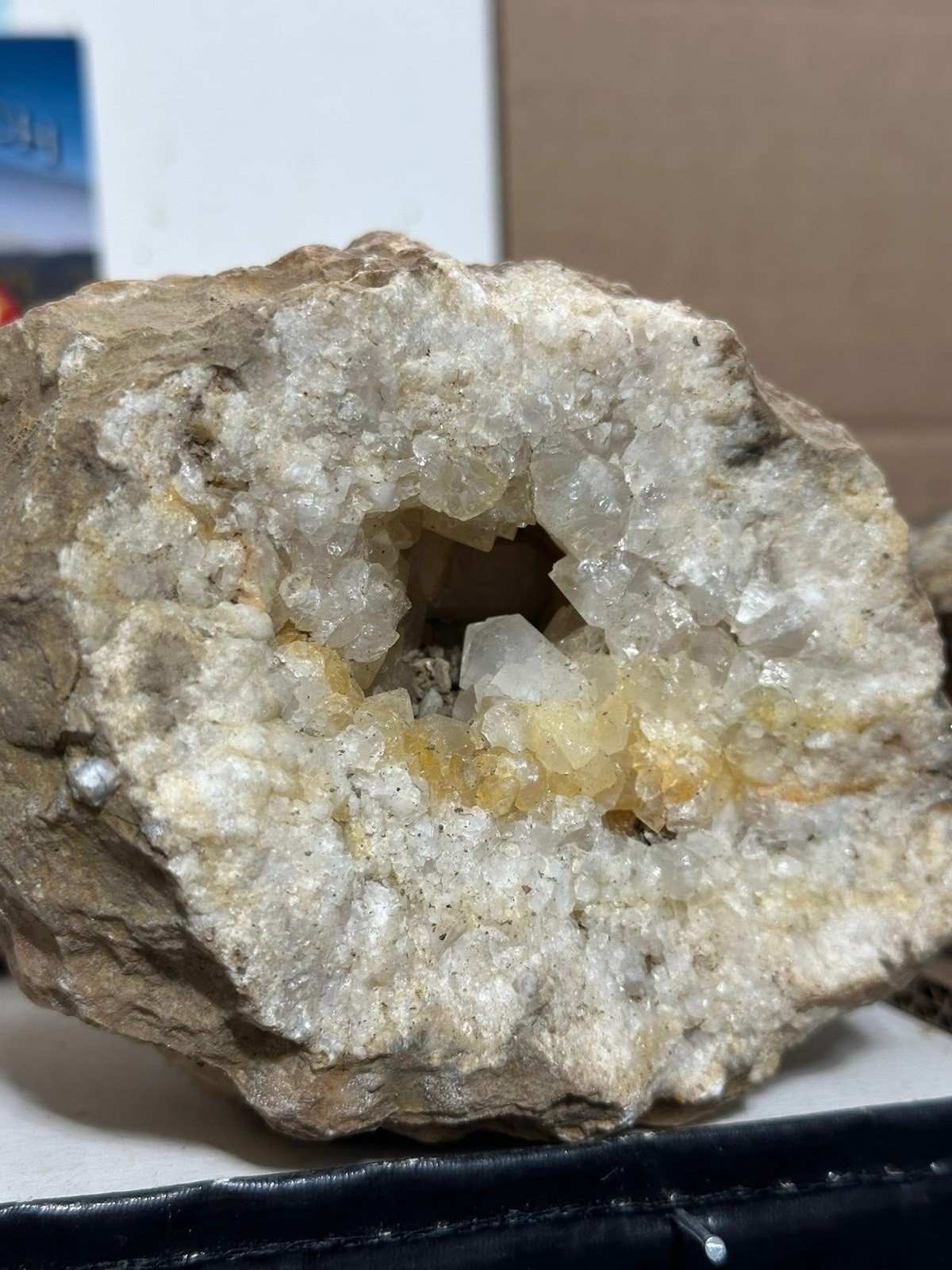 Box Of 10 Whole Natural Kentucky Geodes. FAST FREE SHIPPING! Read Description.