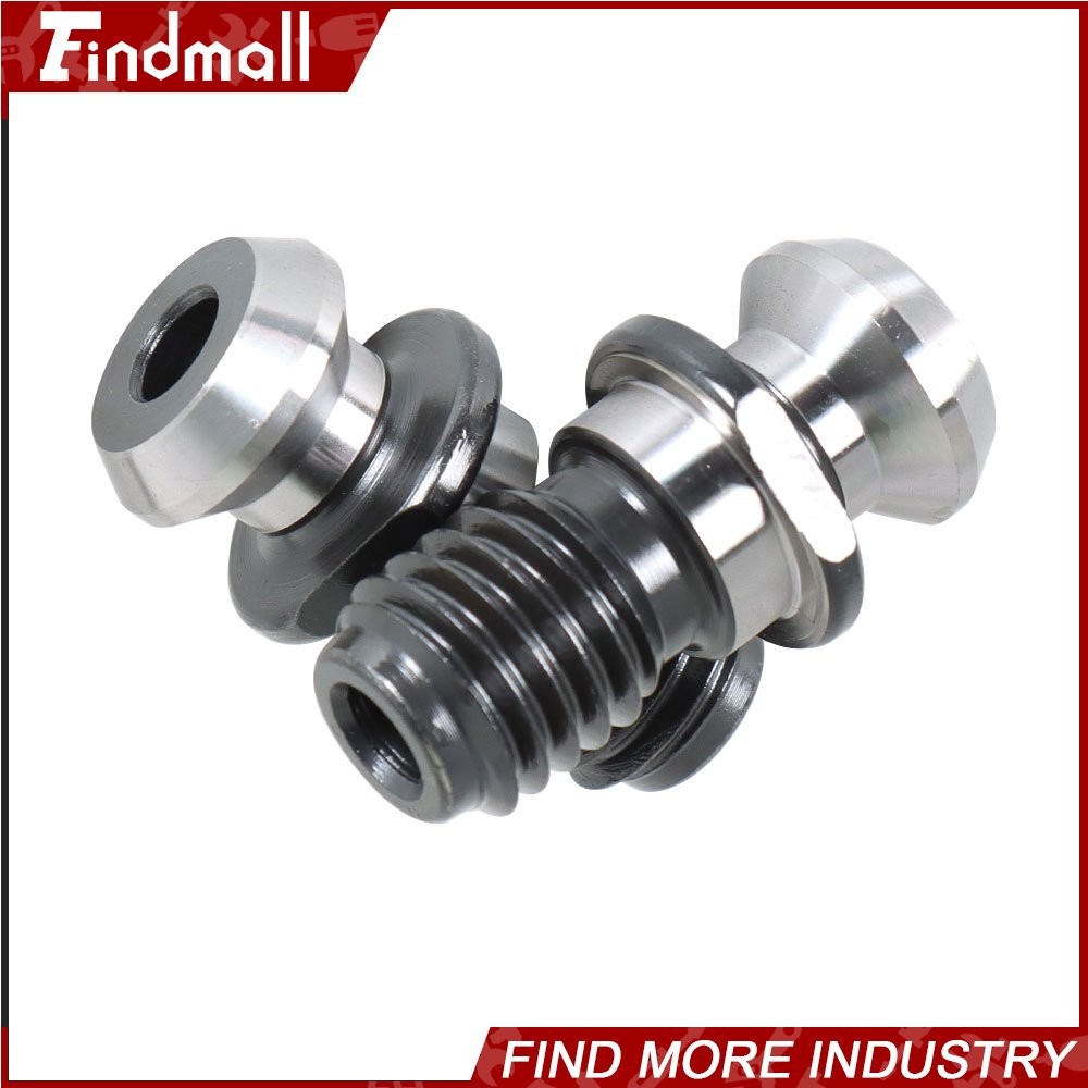 Findmall 10pc Coolant Pull Stud Retention Knob for CAT40 45°0.740"