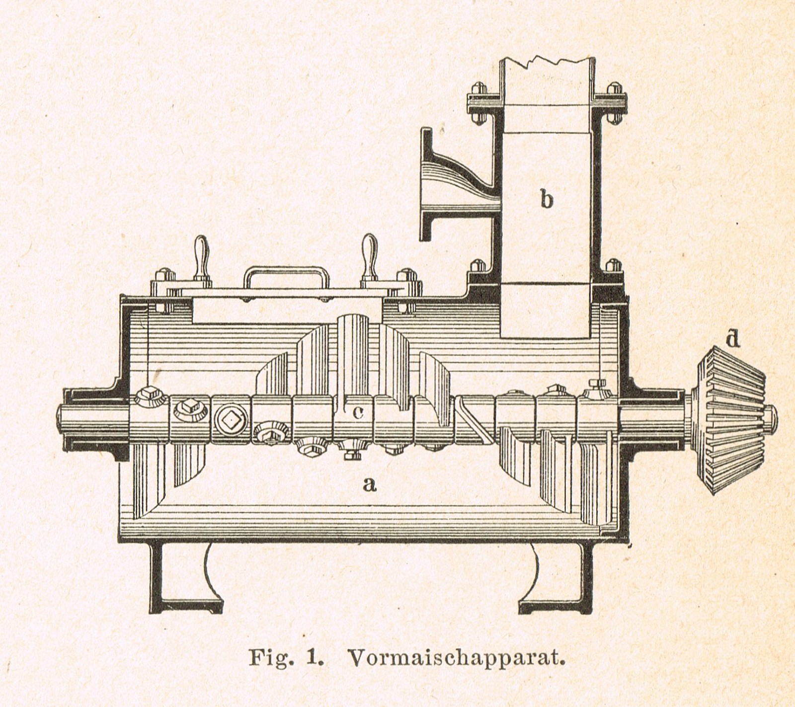 BEER BREWERY Vintage Technical Drawing 1886 Poster Print