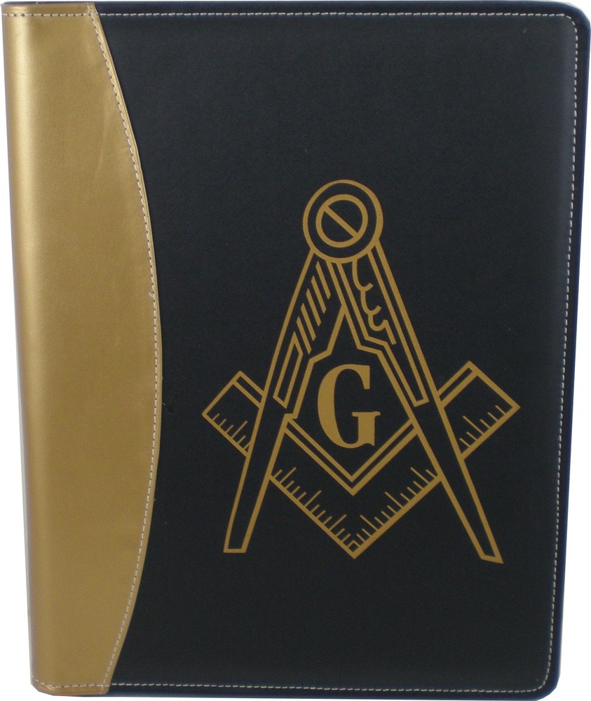 Mason Symbol Padfolio [Black - 8.5x11"]