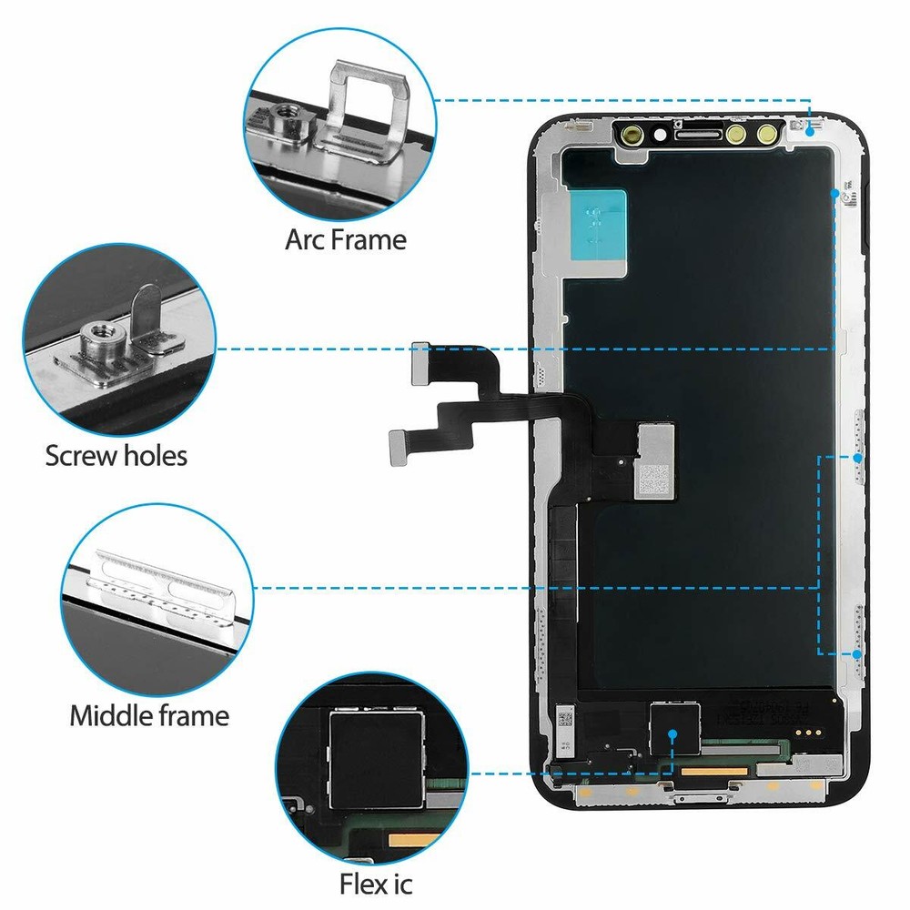 iPhone X OEM Quality Premium LCD Screen Display Digitizer Replacement Kit - USA!