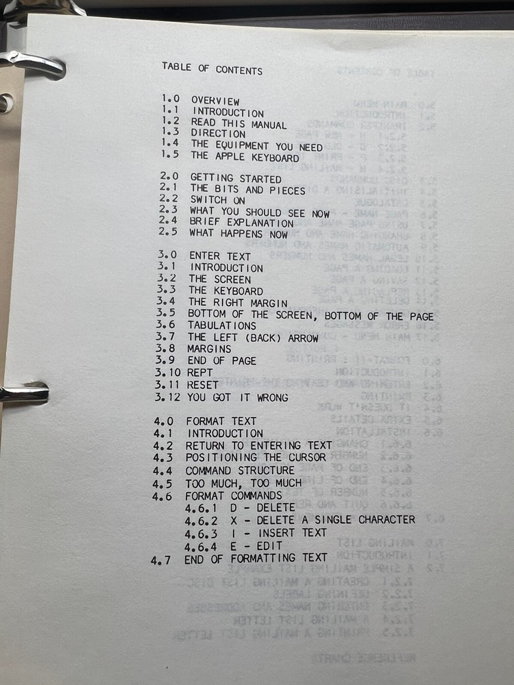 VERY SCARCE Format-][ Word Processing System Kensington Microware Apple II /Plus