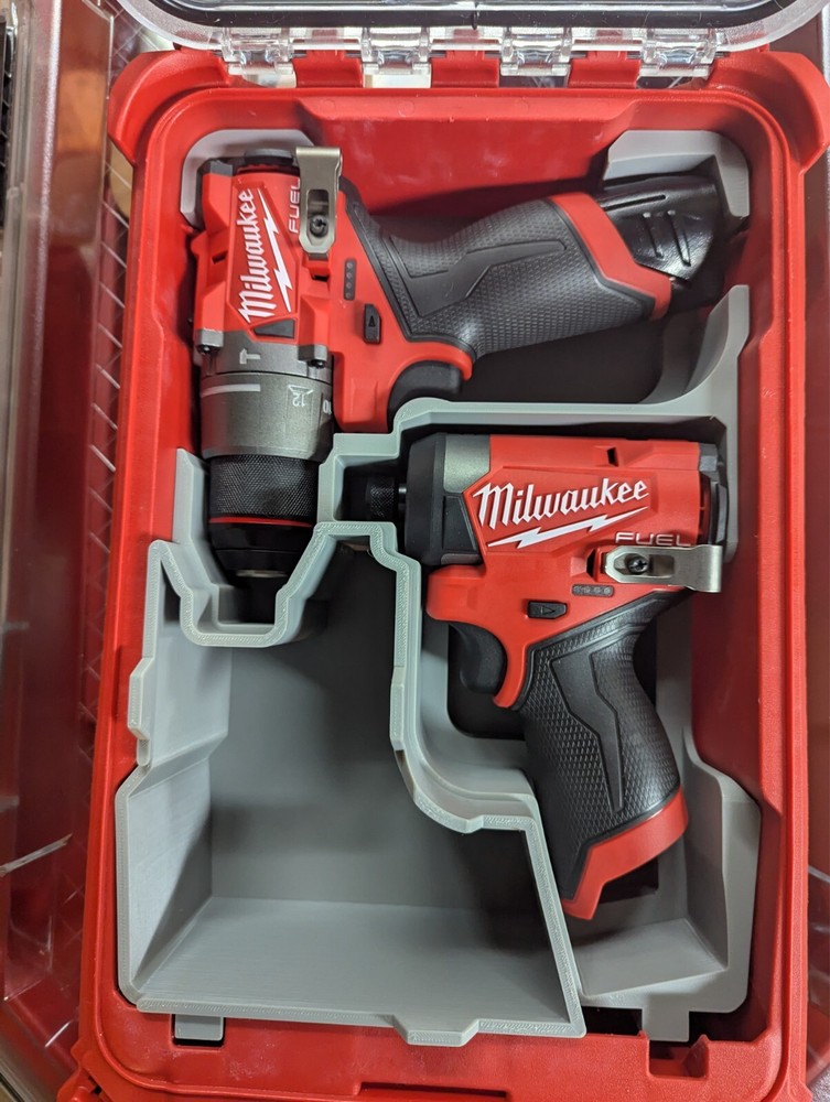Milwaukee Packout Insert for M12 Drill and Impact Driver Gen3 (Insert Only)