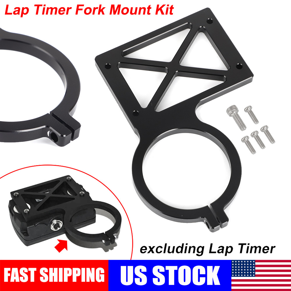 Motorcycle Lap Timer Bracket Fork Mount Kit For AIM Solo 2 & Solo 2 DL 50mm Fork