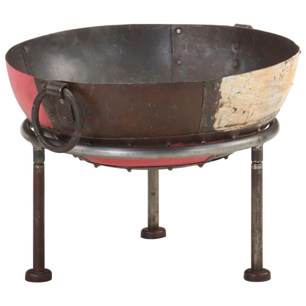 Colorful Rustic Fire Pit Ø 15.7" Iron