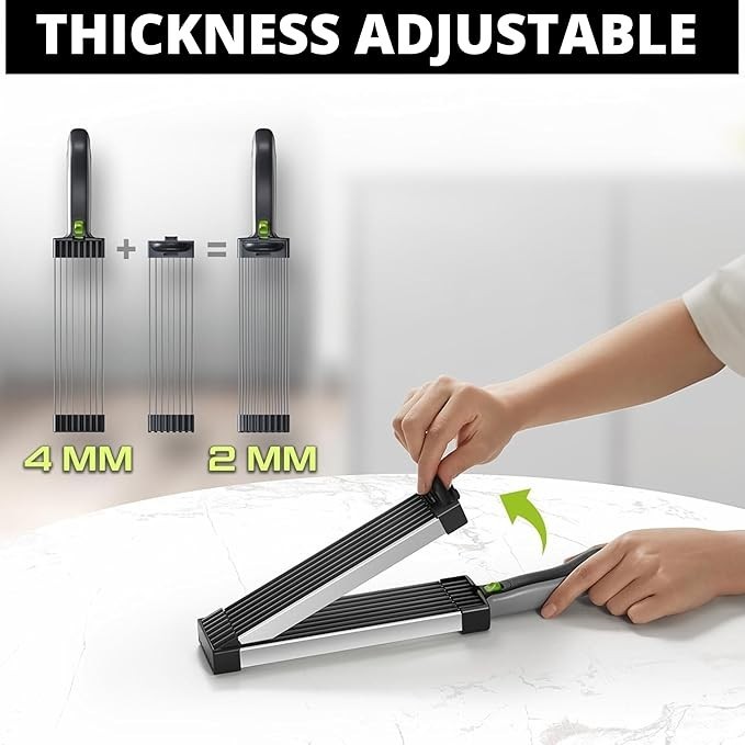 Meat Slicer, Cleaver Can Chop, Slice, Shred, 17 in 1 Stainless Steel Cleaver Kit