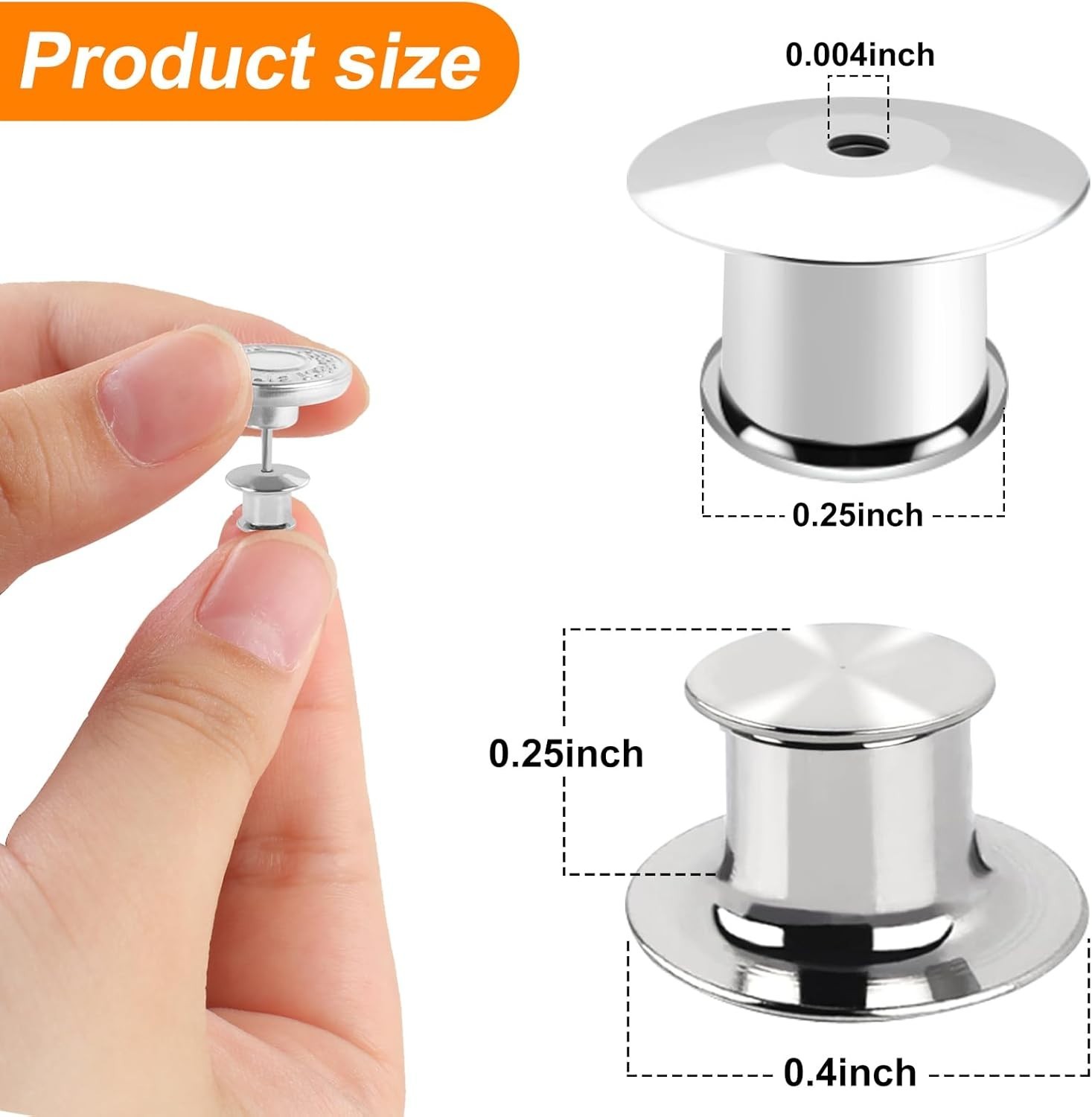 50 Pcs Metal Locking Pin Backs Pin Keepers Clasp Pin Backs Lockung Buckles