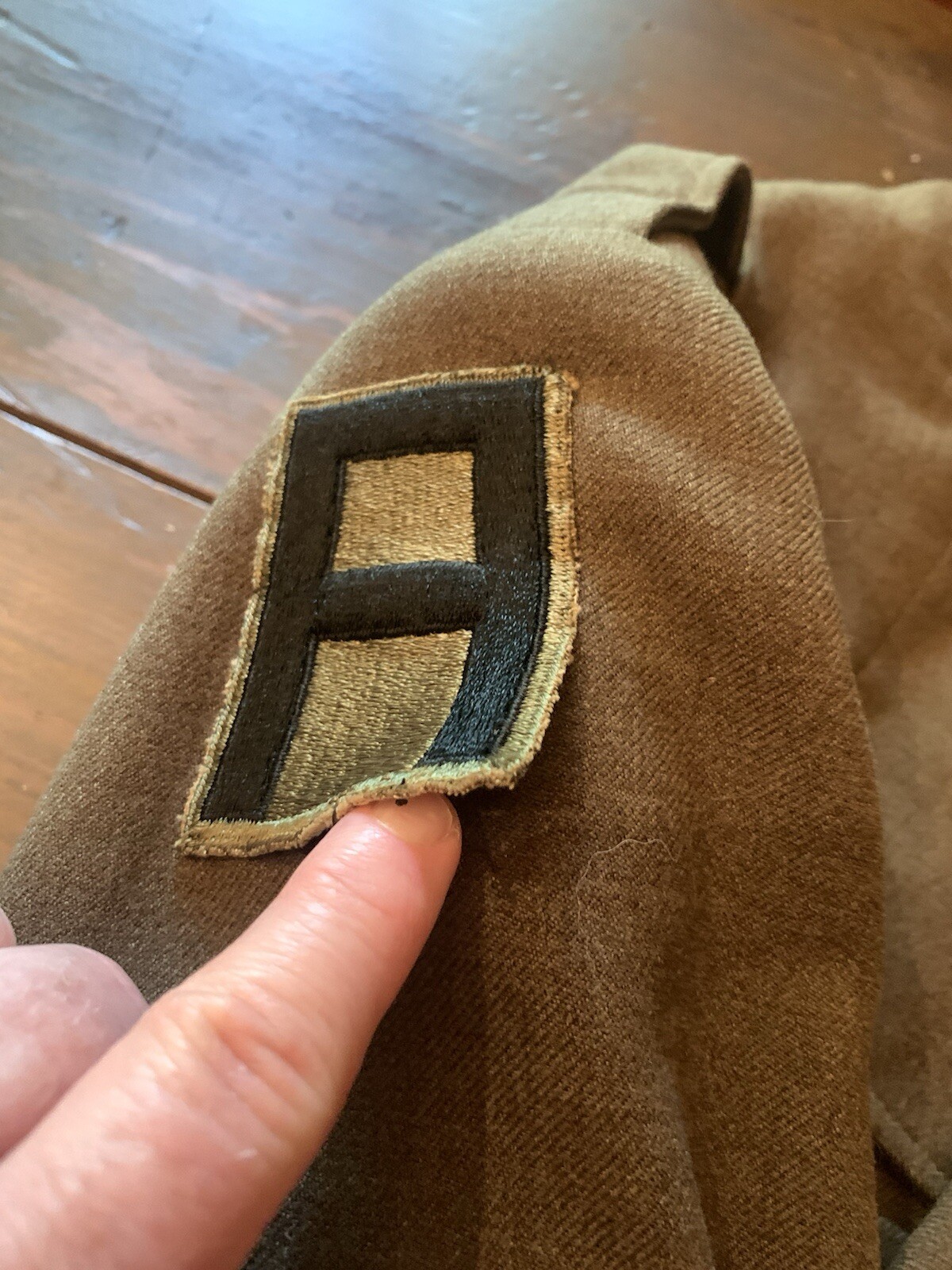 Vintage World War II Army Decorated Wool Jacket