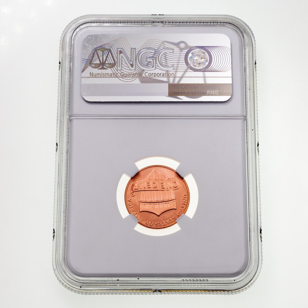 2019-W 1C First "W" Reverse Proof Cent FDOI NGC REVERSE PF70 RD