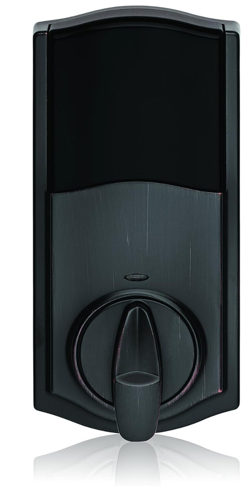 Weiser Smartcode 10 Touch Screen Venetian Bronze Keyless Entry Door Lock, Zwave