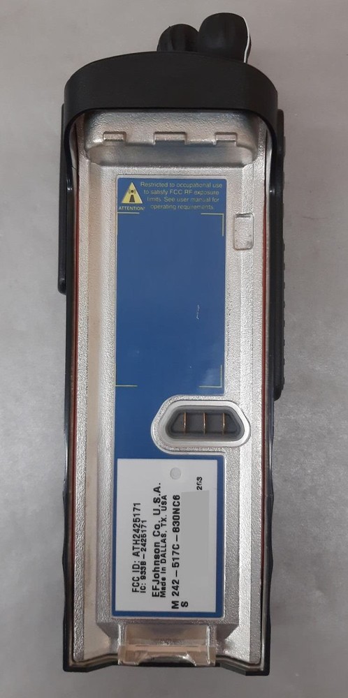 Ef Johnson 5100 ES Model III Portable Radio Project 25 Smartnet / Smartzone