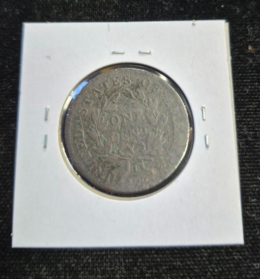 1800 Large Cent- Pitting- AG
