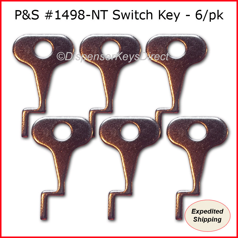 Pass & Seymour #1498-NT Tamper Proof Electrical Switch Key - (6/pack)