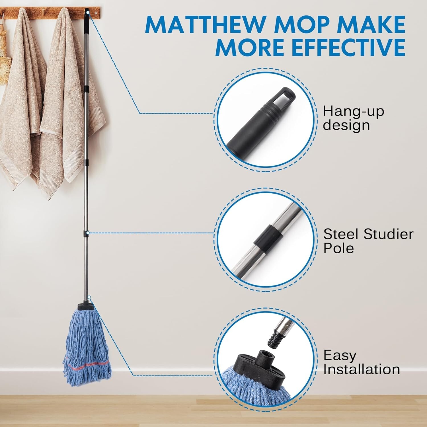 Matthew Large Commercial & Residential Mop