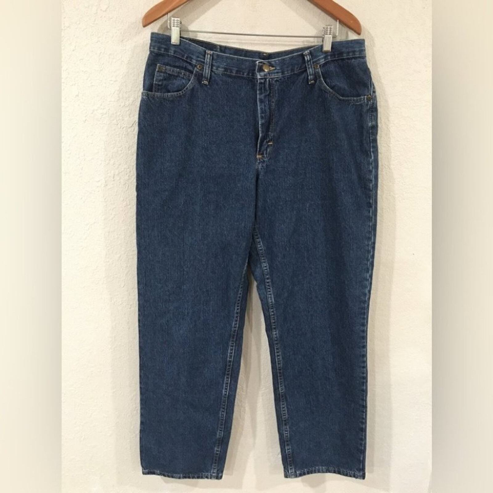 Wrangler Blues Women’s Sz 14x32 Denim High Rise Jeans 100% Cotton