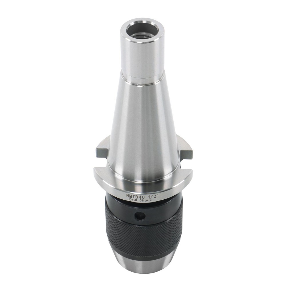 NMTB40 Keyless Drill Chuck 1/2 Inch Capacity Integral Shank 5/8-11 Thread