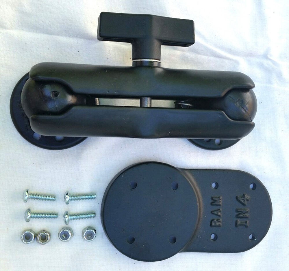 Ram Mount RamMount 1.5" C size with extra mounting plate fully adjustable NEW
