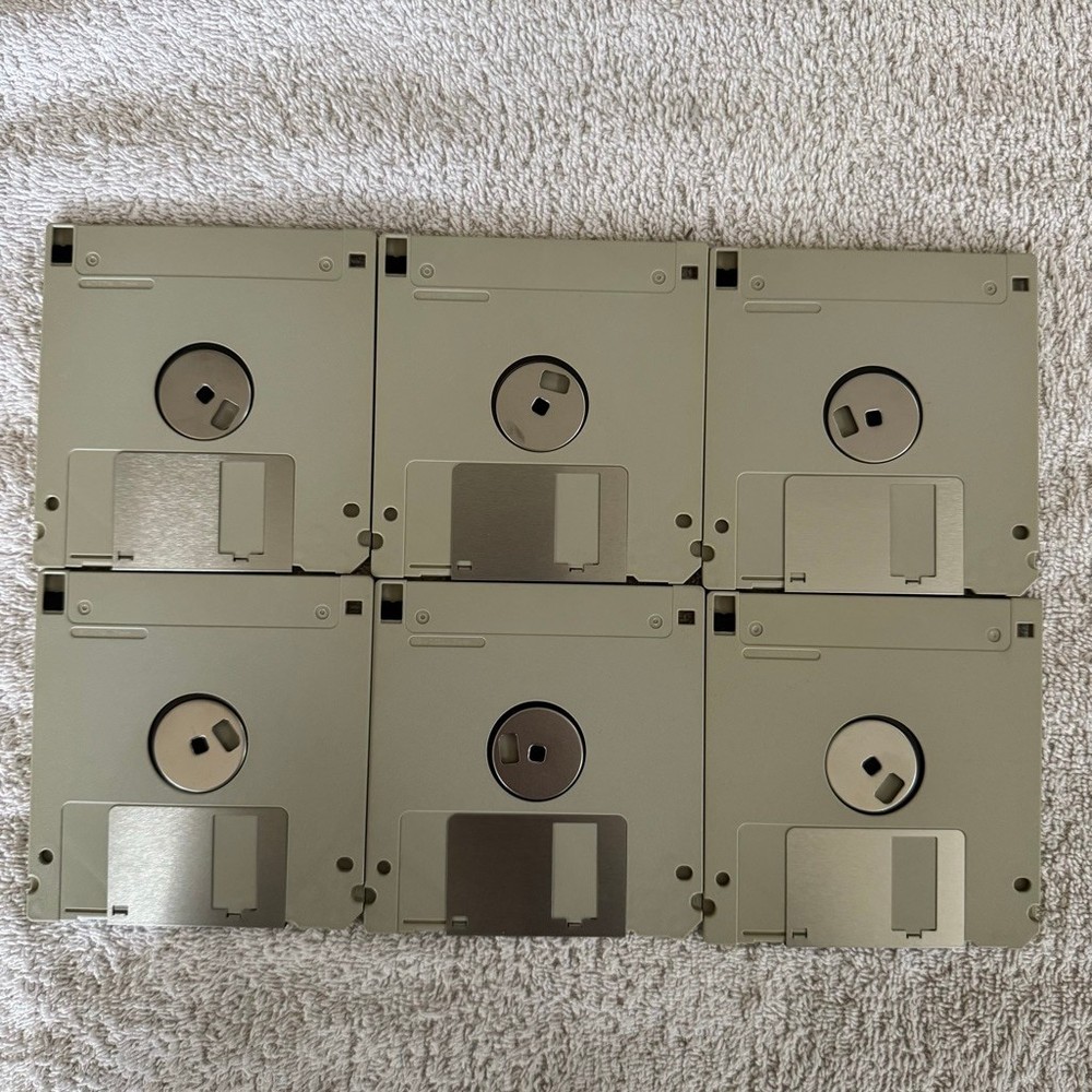 Microsoft Project for Windows 3.1 3.5” Floppy Disk Set Disks 1-6 Untested